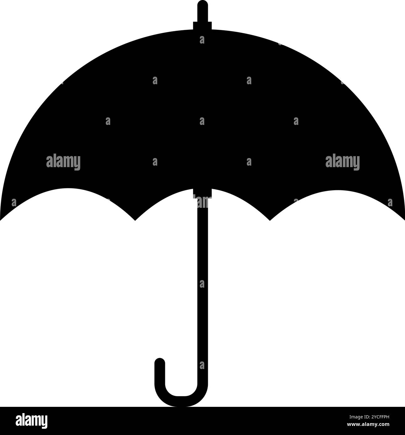 Umbrella, protection - simple vector icon Stock Vector Image & Art - Alamy