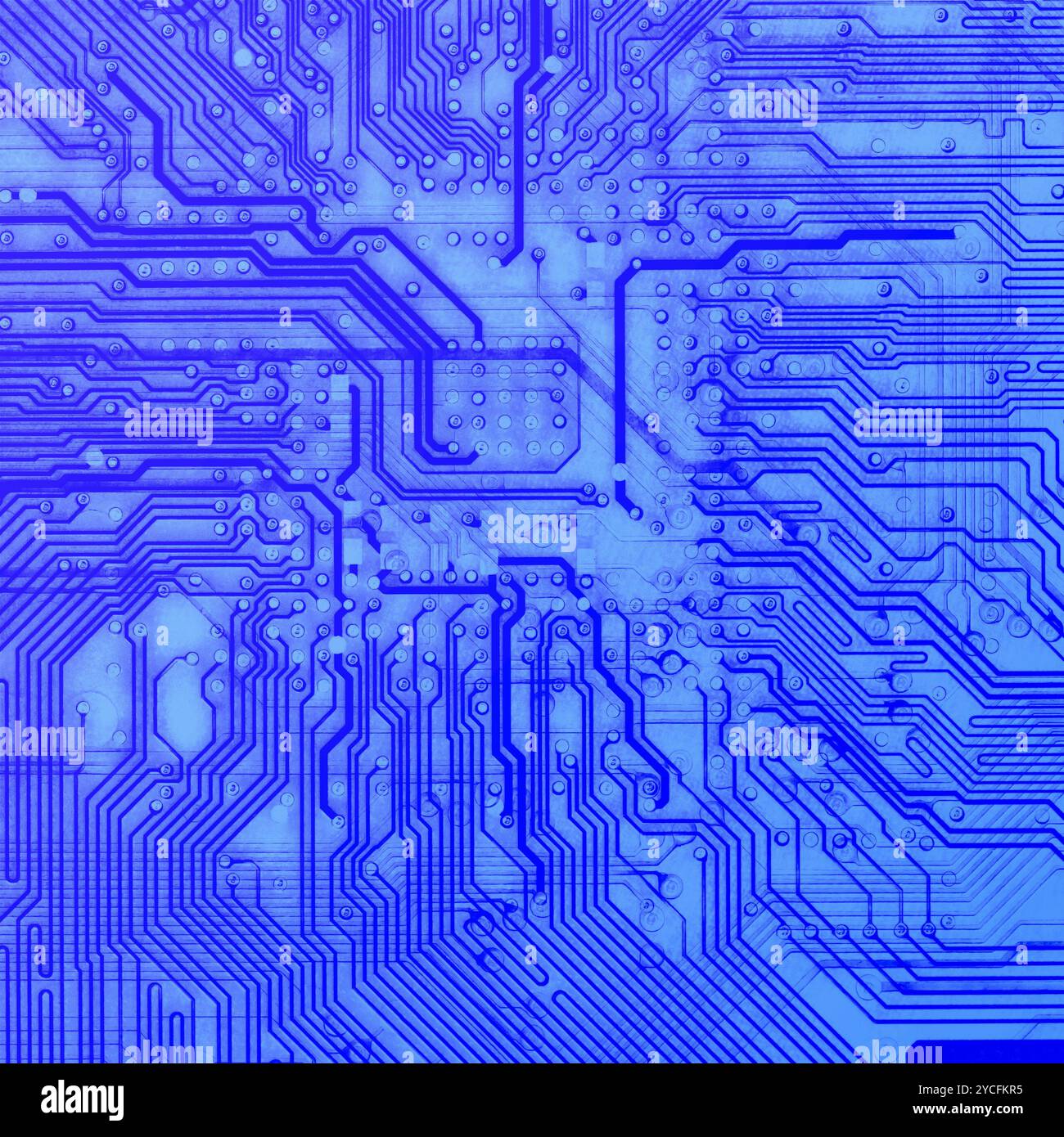 Industrial square blue texture of circuit board Stock Photo - Alamy