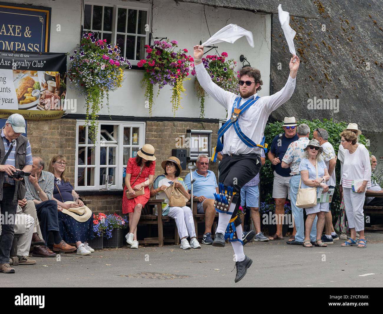 Morris Dancers at the Hemingford Abbots Flower Festival 2023 Stock Photo