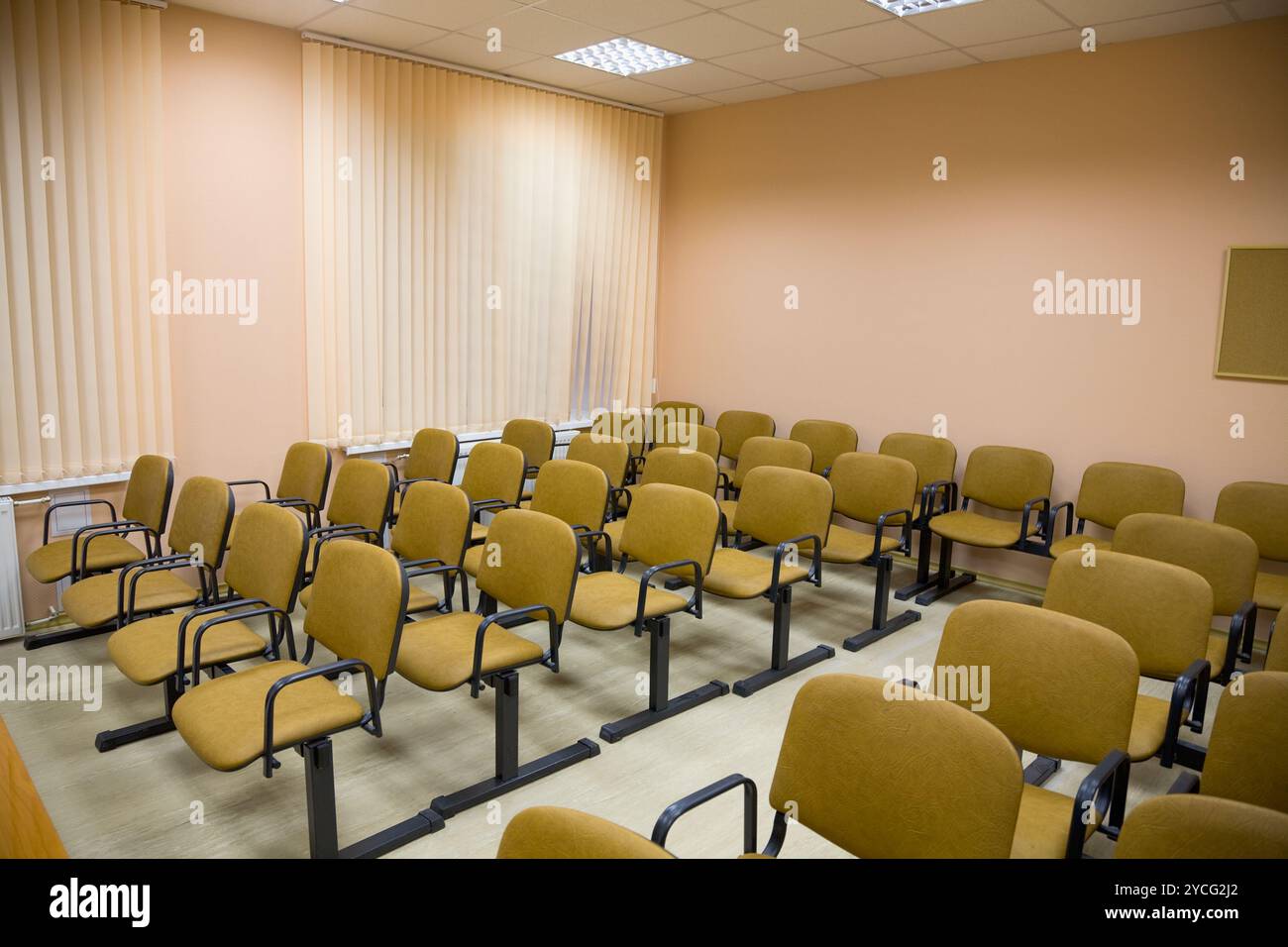 Interior conference hall in pink hi-res stock photography and images ...