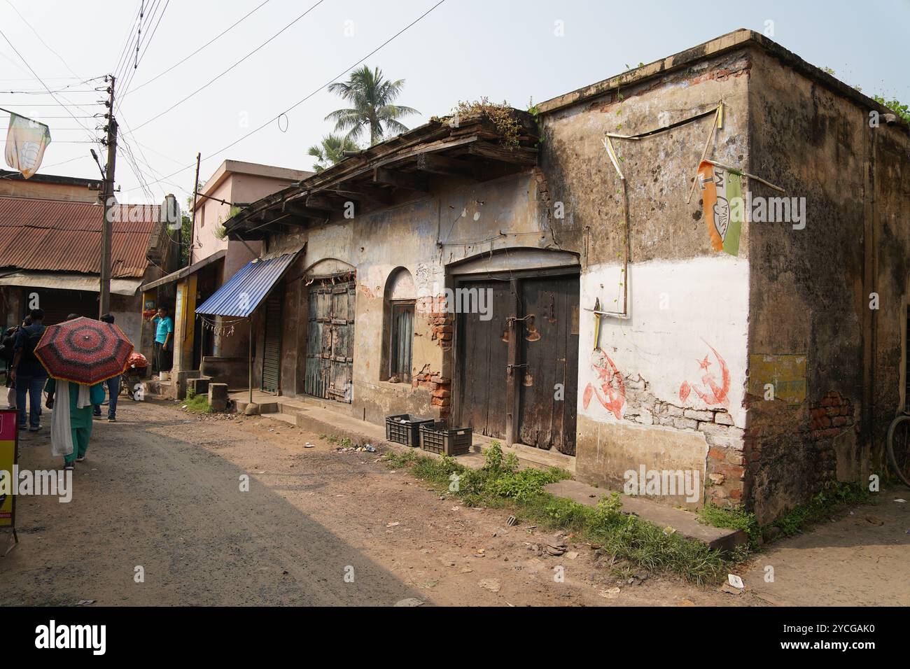 A local house at Baidyapur, East Burdwan, West Bengal. India Stock ...