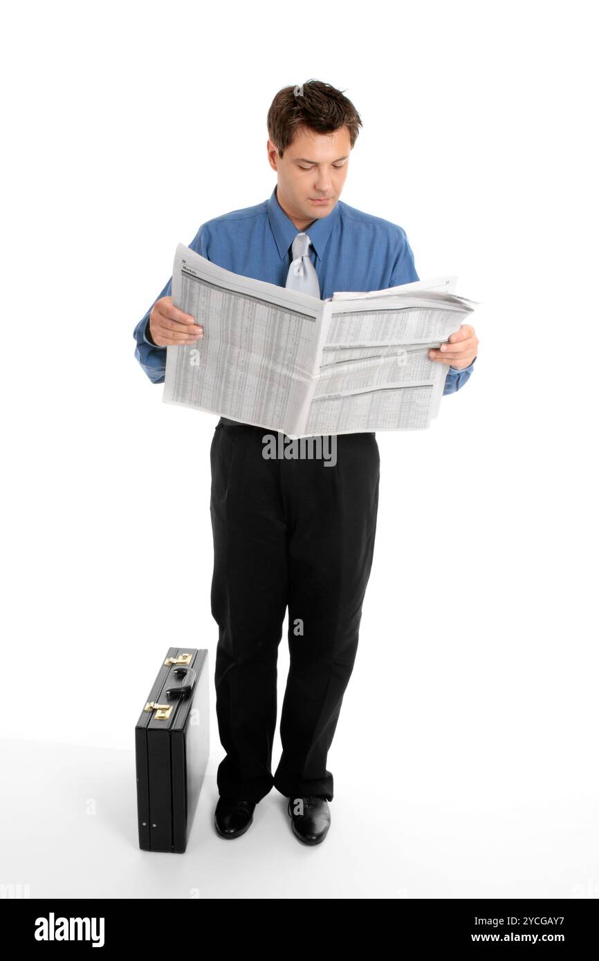Briefcase and newspaper hi-res stock photography and images - Alamy