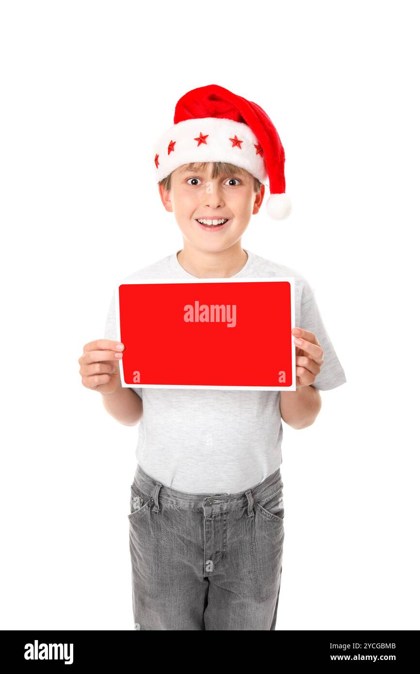Child holding blank sign hi-res stock photography and images - Alamy