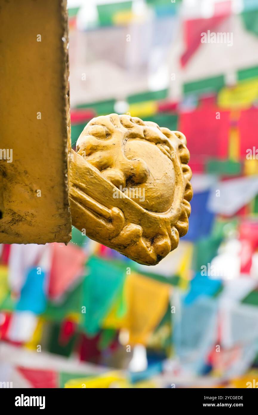 Monastery Building Design Buddhist Monastery Architecture Stock Photo - Alamy