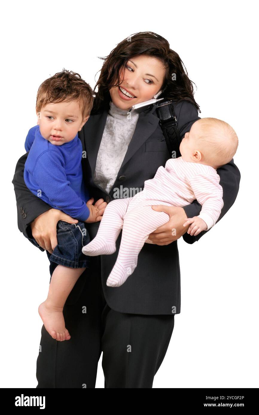 Juggling work and kids hi-res stock photography and images - Alamy