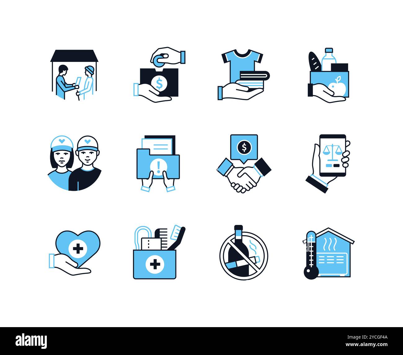 Homeless awareness Stock Vector Images - Alamy