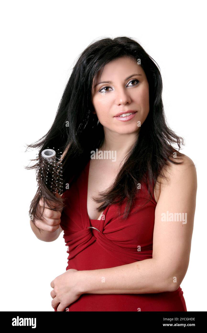 Brush hairbrush dress hair hi-res stock photography and images - Alamy