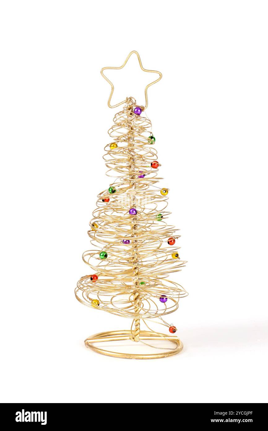 Gold wire christmas tree hi-res stock photography and images - Alamy
