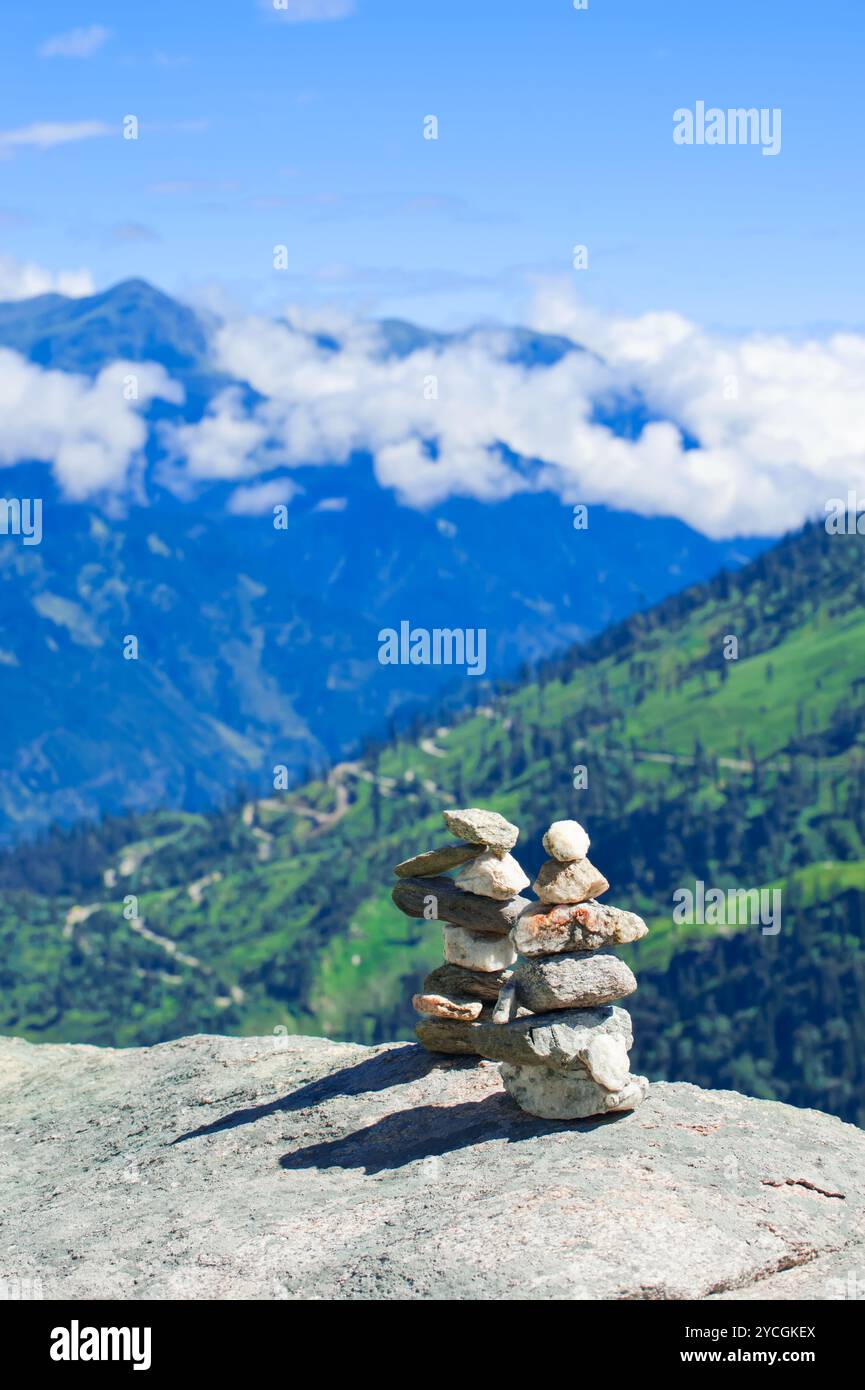 Stone towers Stock Photo