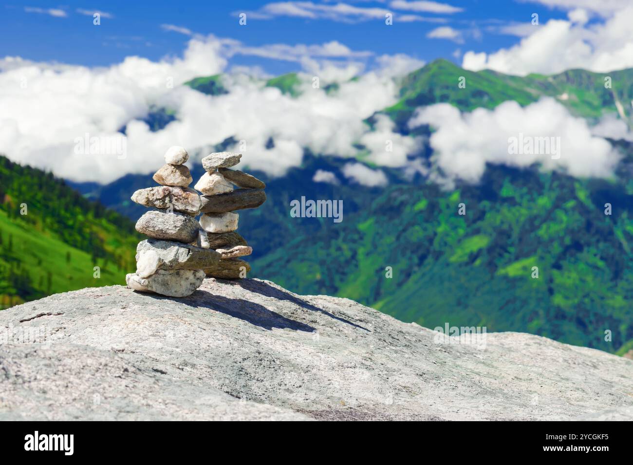 Stone towers Stock Photo