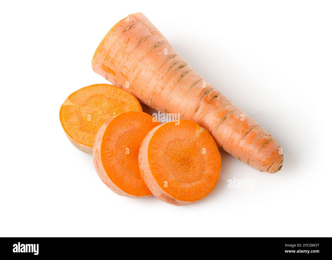 Heap ripe carrots Cut Out Stock Images & Pictures - Alamy