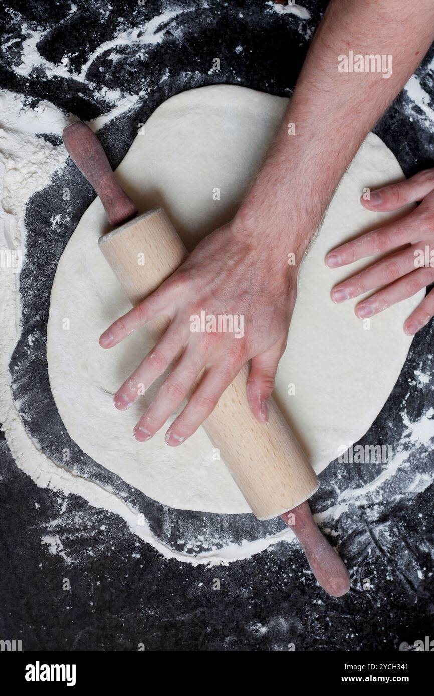 Rolling pin Stock Photo