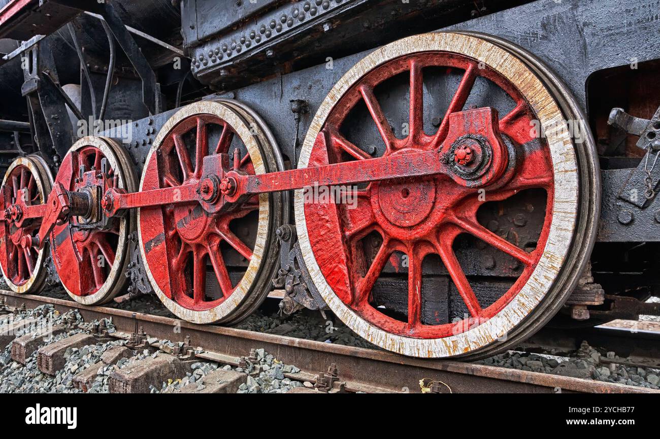 Engine Wheel Stock Iron locomotive wheel hi-res stock photography and images - Alamy
