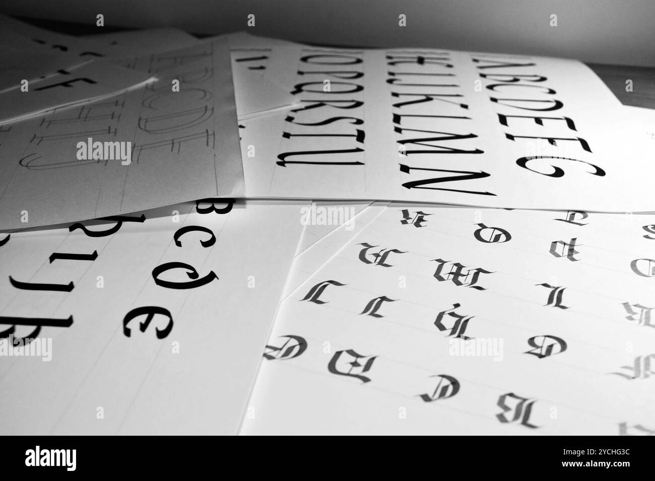 Science and letters Black and White Stock Photos & Images - Alamy