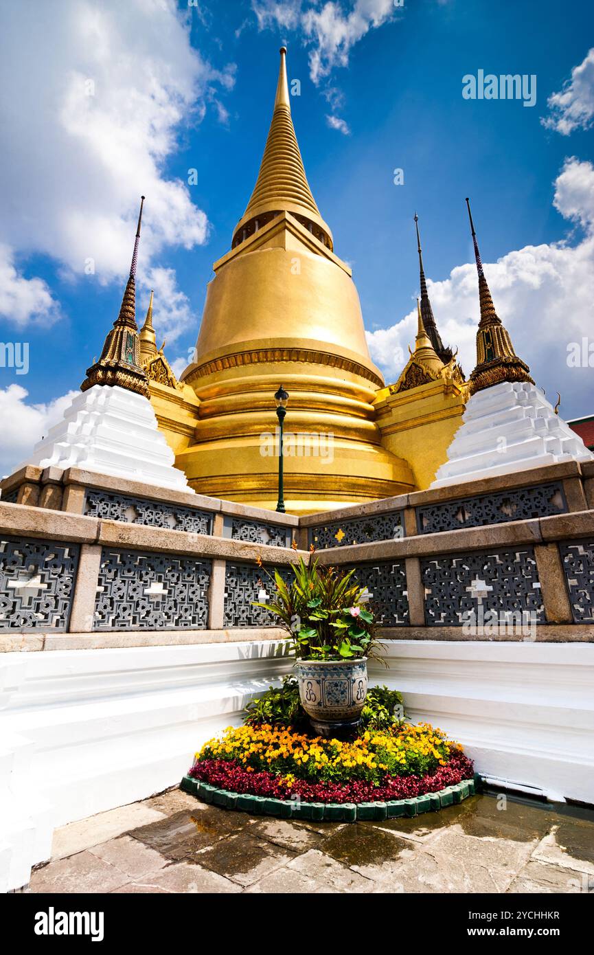 Temple of the Emerald Buddha, Bangkok, Thailand Stock Photo