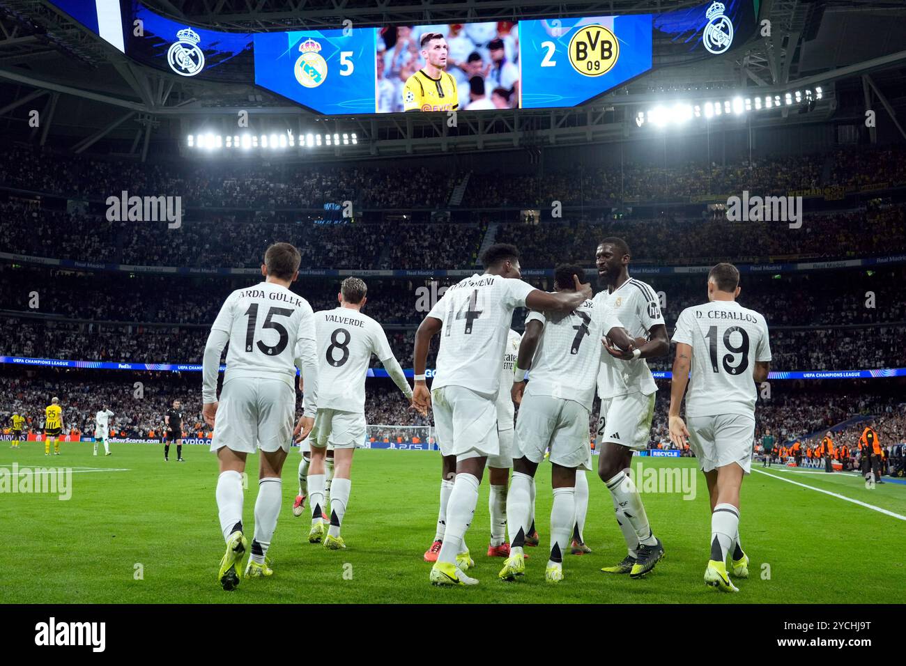 Vinicius Junior of Real Madrid CF during the UEFA Champions League