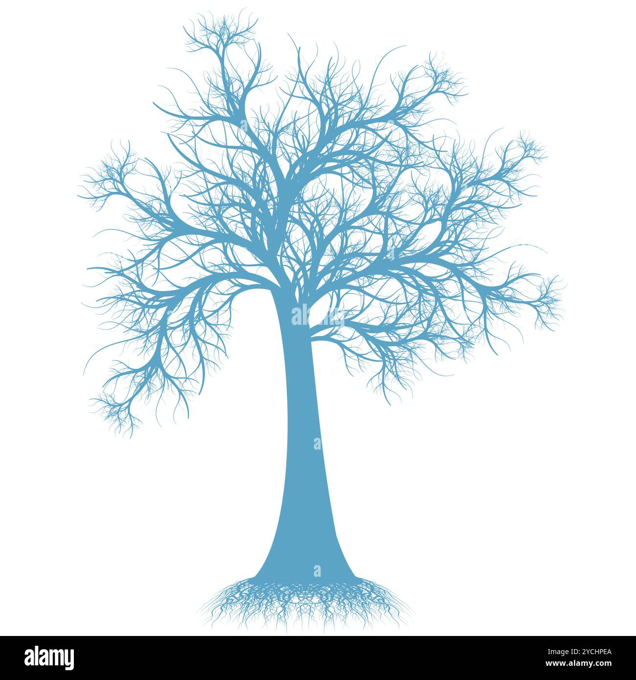 Art tree silhouette Stock Photo - Alamy