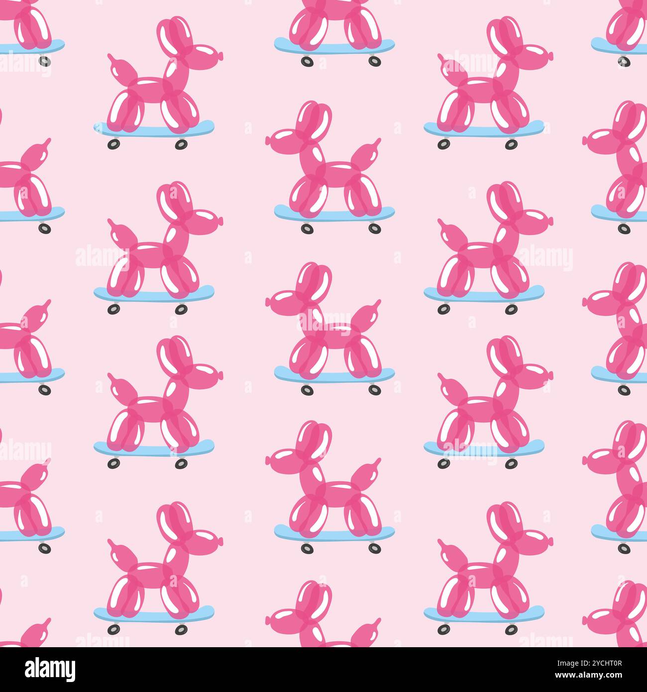 Illustration pattern balloon dogs hi-res stock photography and images ...