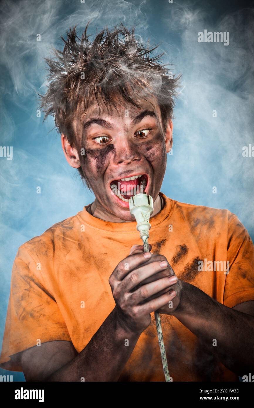 Electric Shock Stock Photo