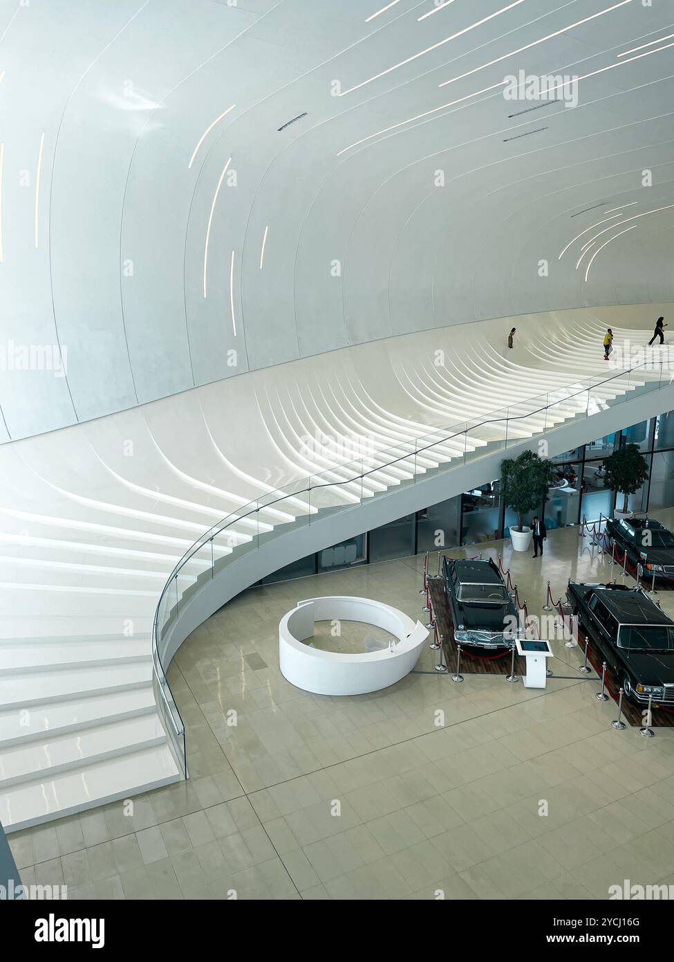 Interior of heydar aliyev center hi-res stock photography and images ...