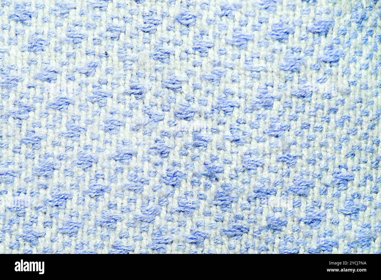 Woolen fabric with color blotches Stock Photo