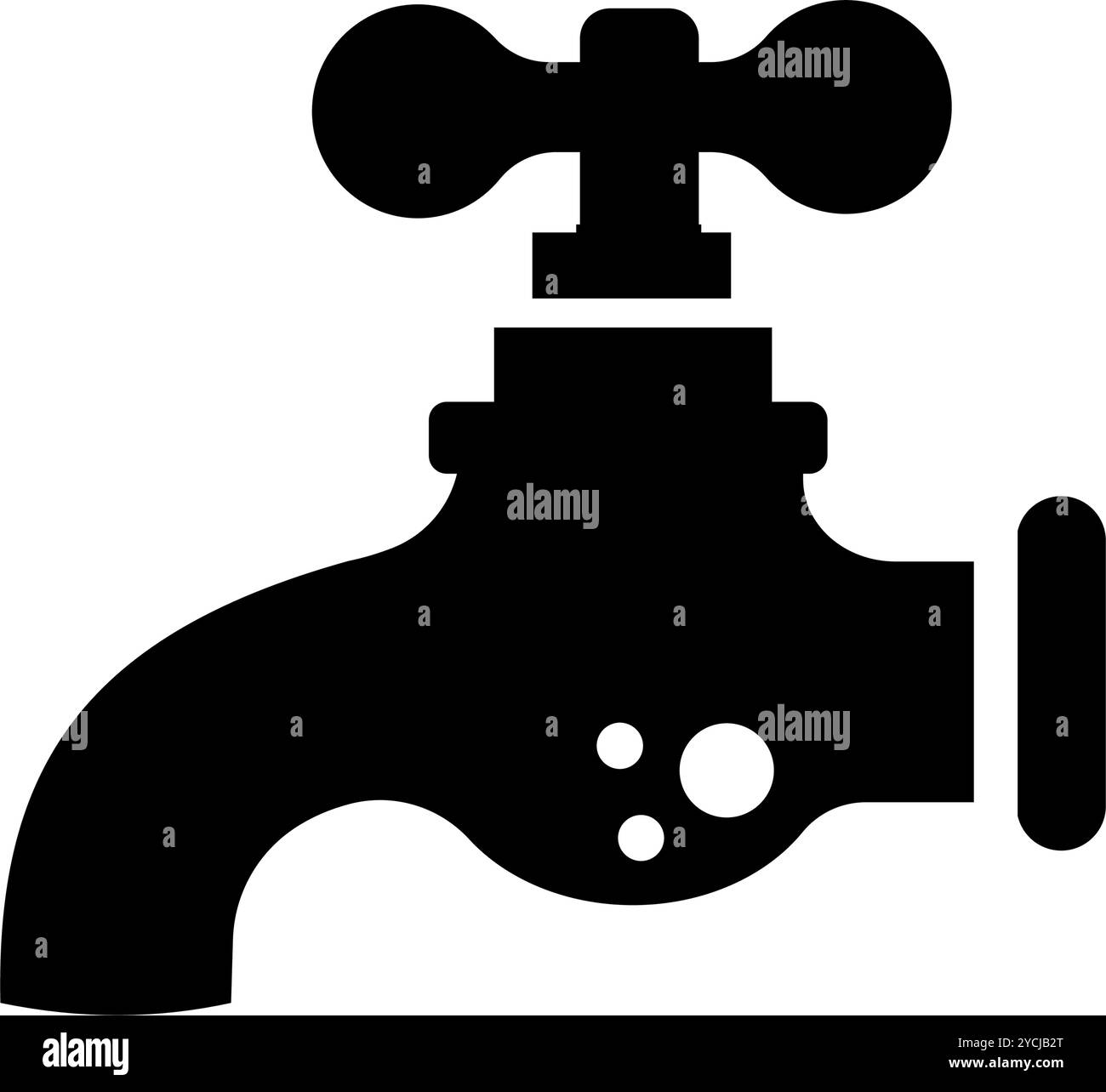 faucet, valve - vector icon Stock Vector Image & Art - Alamy