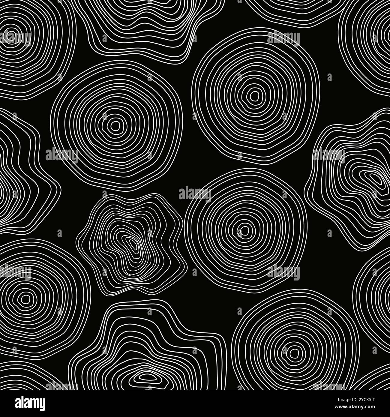 Tree cut pattern.Vector topographic map concept Stock Vector Image ...