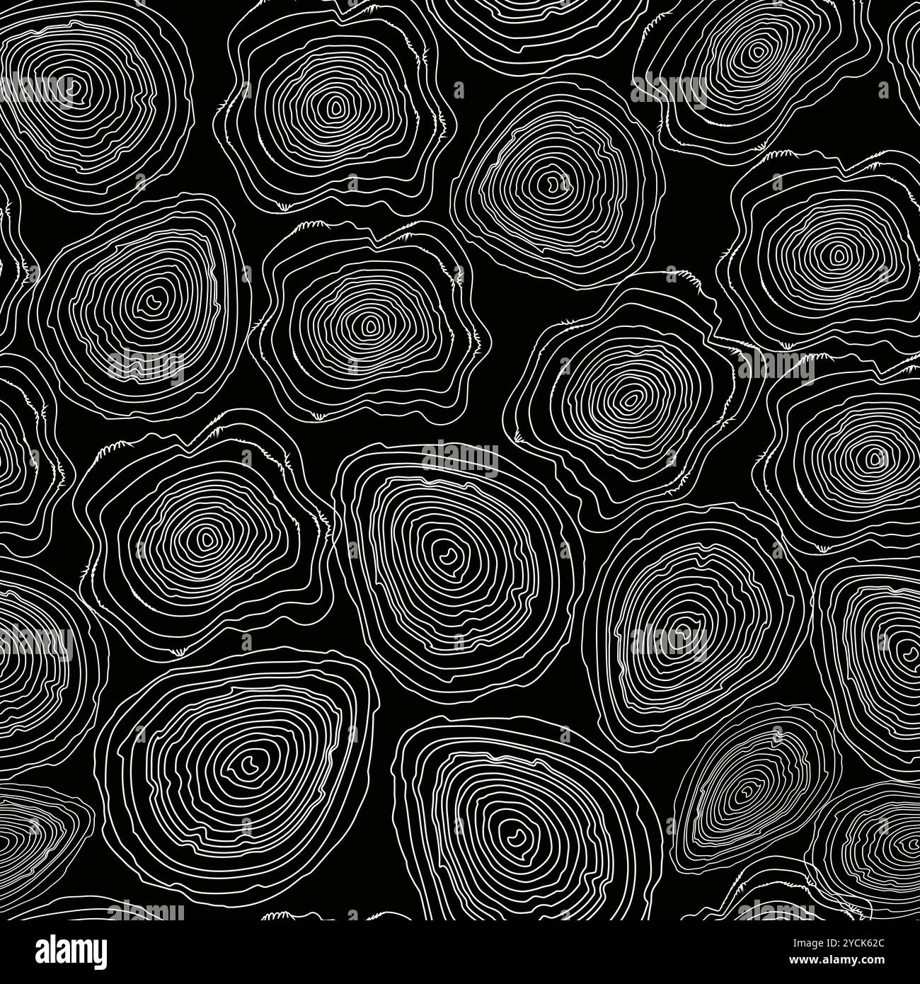 Tree cut pattern.Vector topographic map concept Stock Vector Image ...