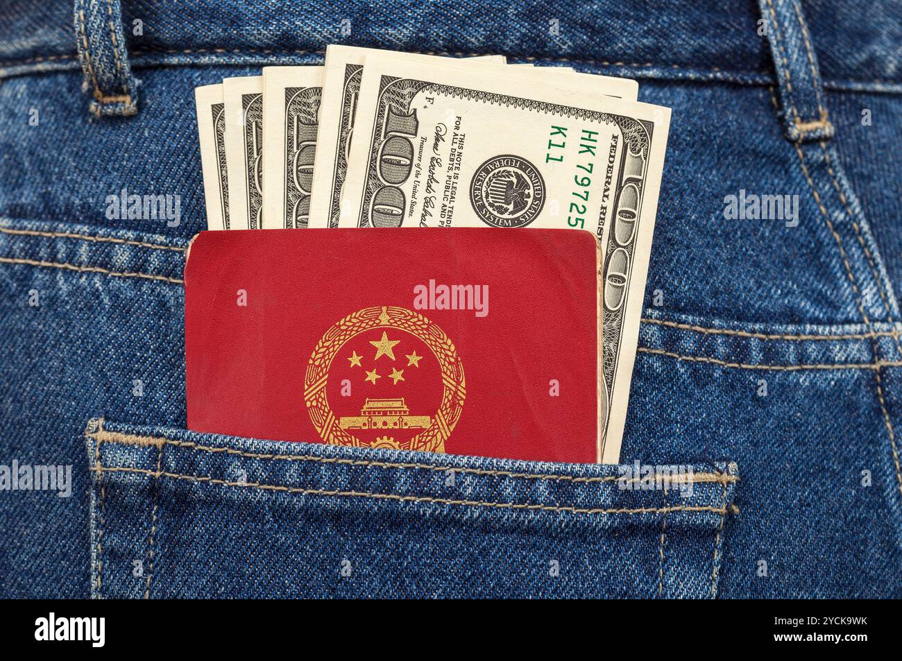 China money in pocket hi-res stock photography and images - Alamy