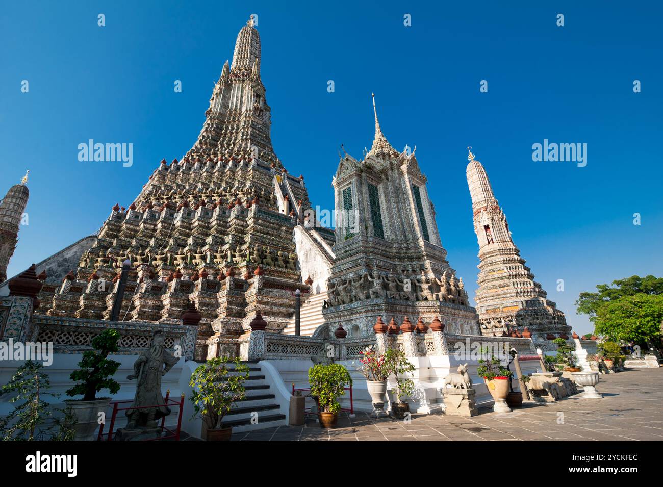Wat Arun Temple. Bangkok, Thailand Stock Photo