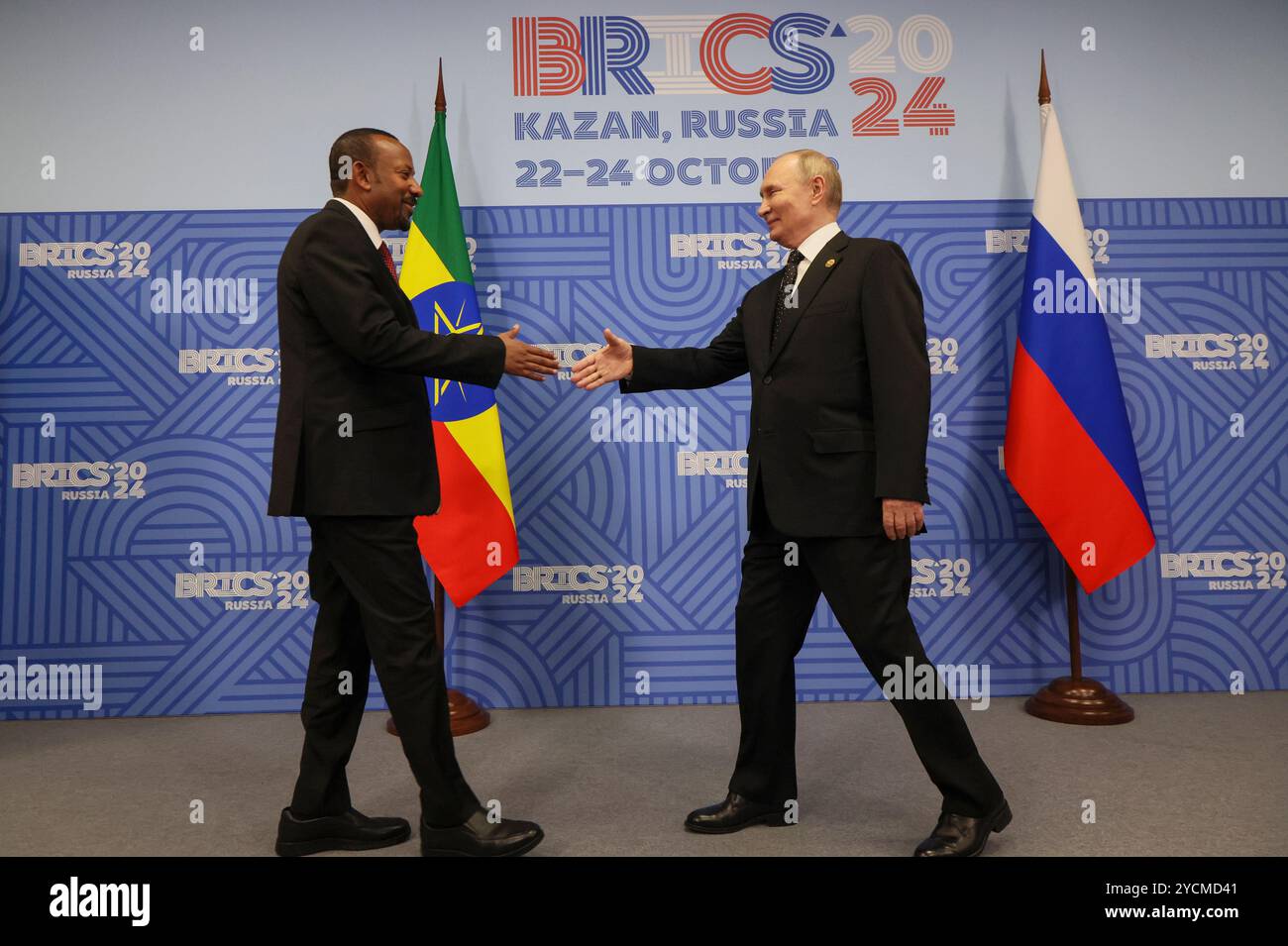 Russian President Vladimir Putin Right Greets Ethiopian Prime russian-president-vladimir-putin-right-greets-ethiopian-prime