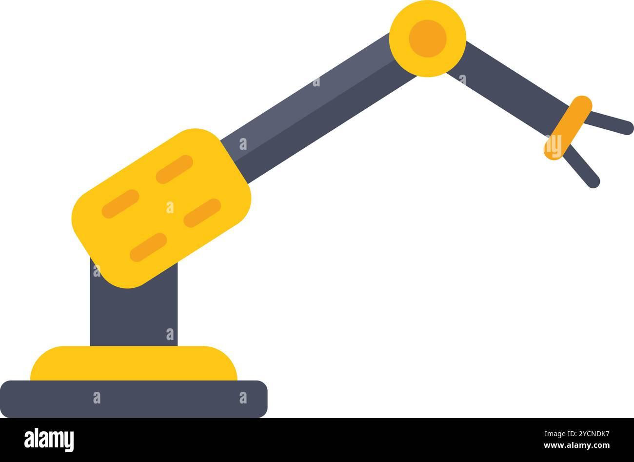 Robotics manufacturing yellow Stock Vector Images - Alamy