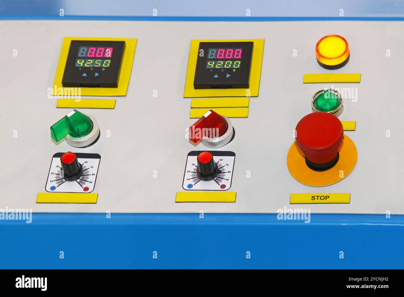 Machine control panel Stock Photo - Alamy