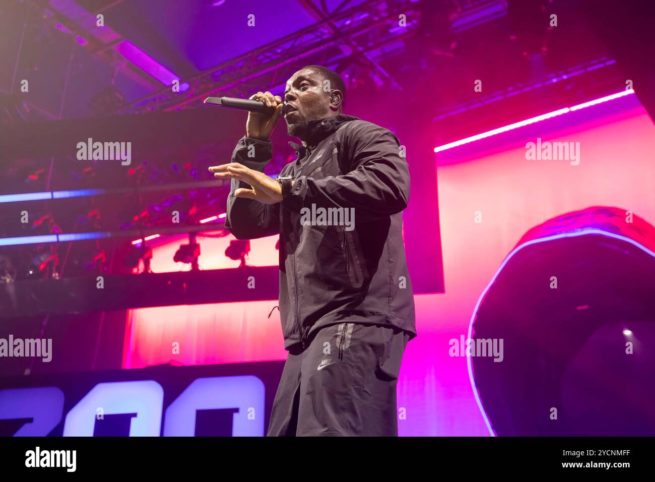 Manchester, England, 23rd October, 2024. Dizzee Rascal playing a sold ...