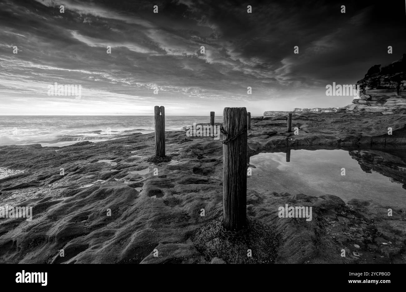 Ivo Rowe Rockpool Coogee Australia Stock Photo