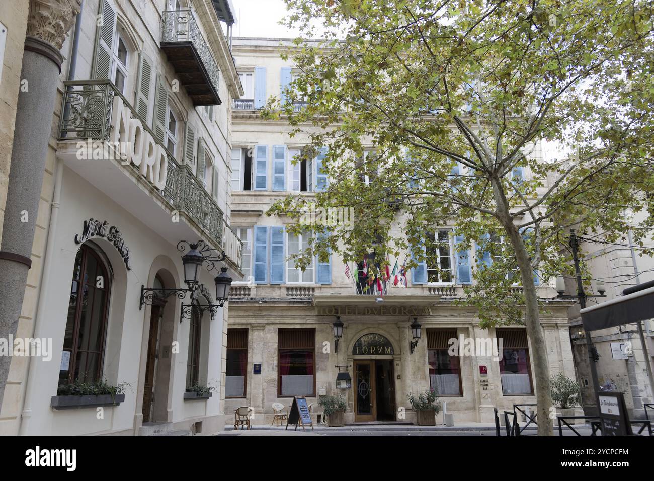 Arles, France.27th, 2024. The Hotel located Place du Forum  in Arles  in France Stock Photo