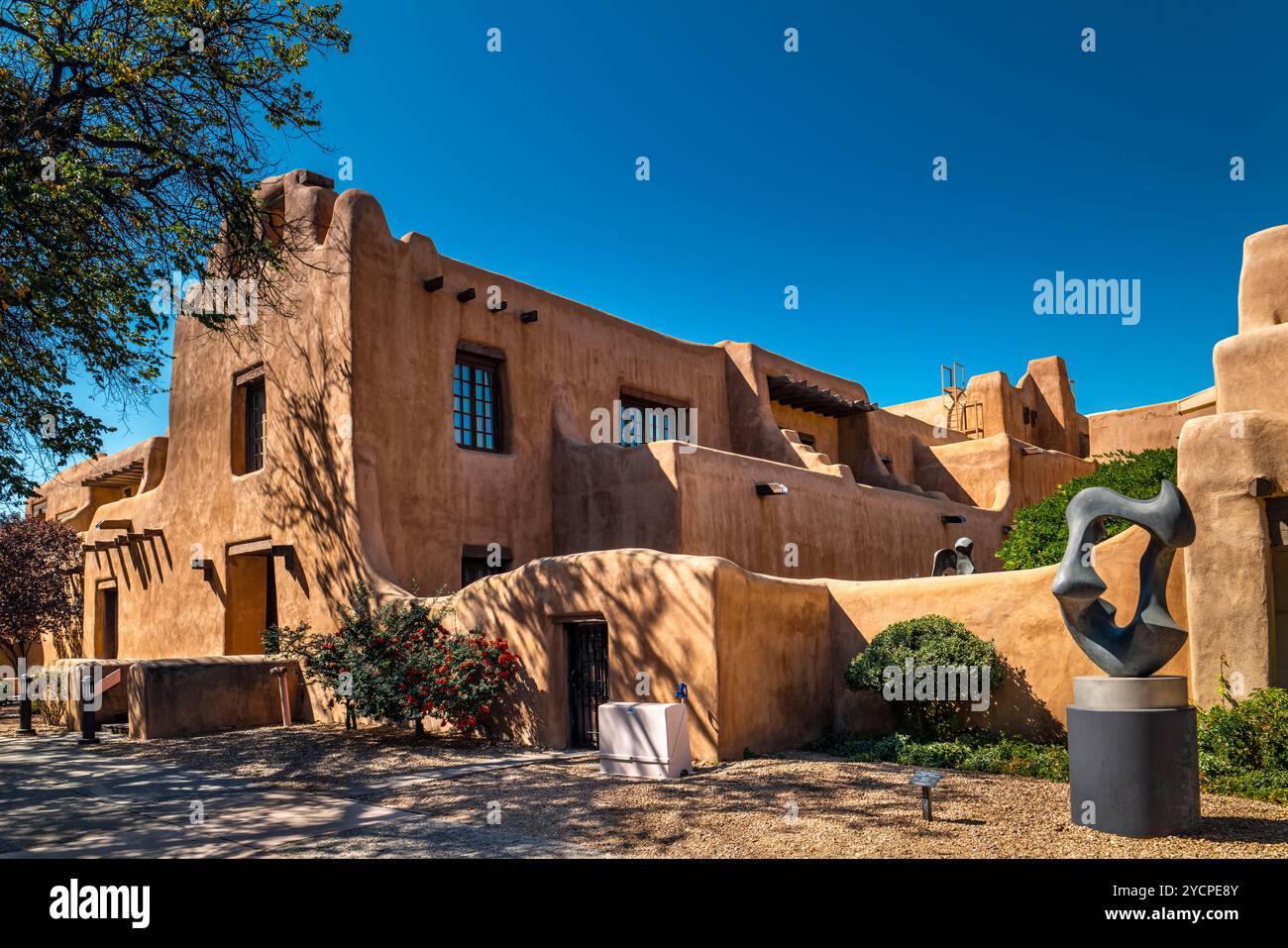 NEW MEXICO MUSEUM OF ART SANTA FE NEW MEXICO USA Stock Photo