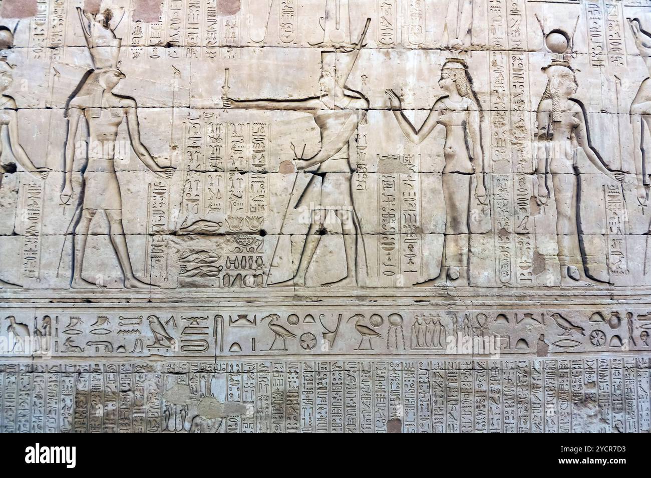 The Temple of Edfu is an ancient Egyptian temple complex on the western ...