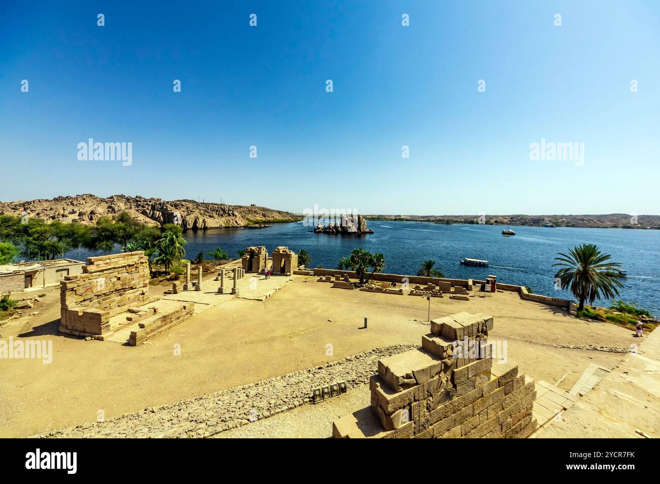 Temple of Philae, Aswan, Egypt Stock Photo