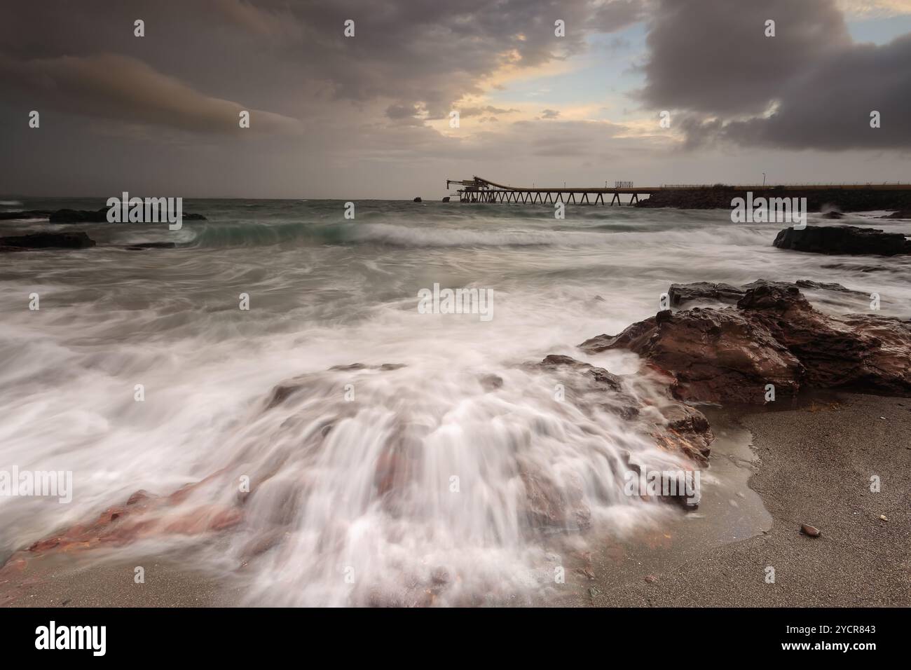Stormy weather on seaside hi-res stock photography and images - Alamy