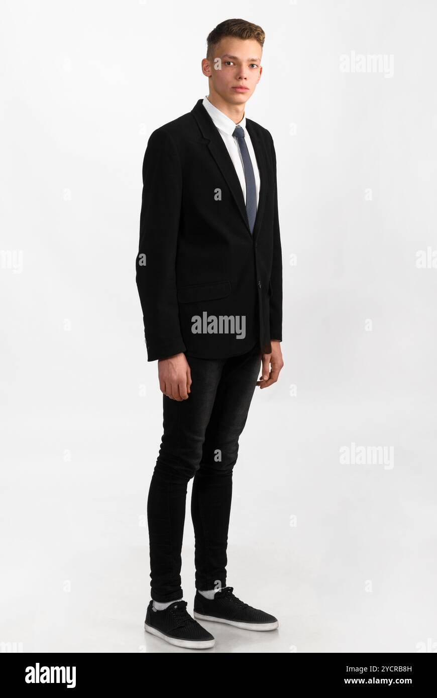 Handsome calm stylish man hi-res stock photography and images - Alamy