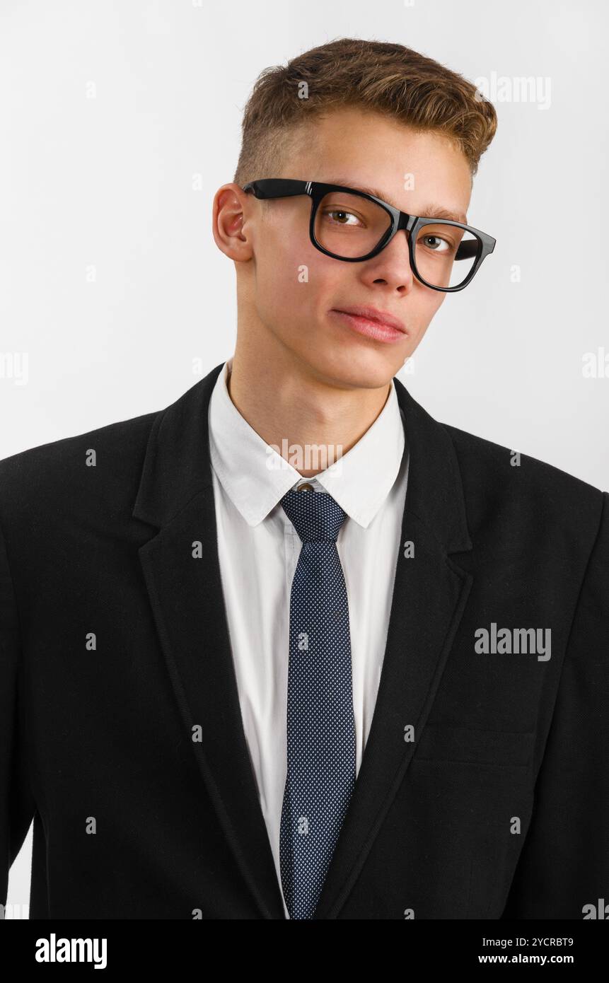 Young stylish businessman Stock Photo