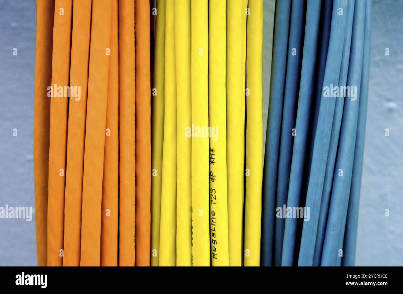 Berlin, DEU, 07.08.2008, Data cable in a data centre, Berlin, Germany, Europe Stock Photo