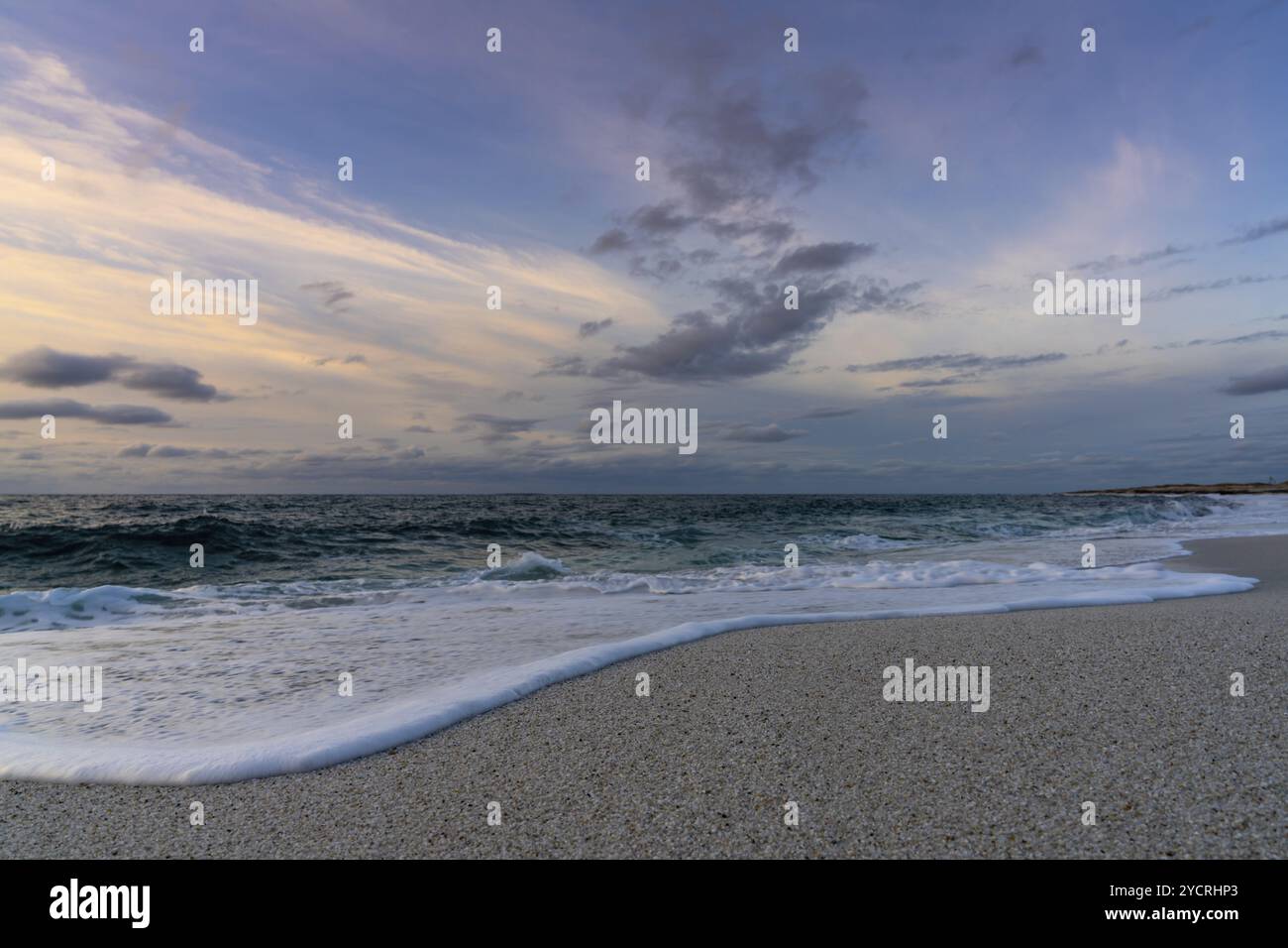 Sandy beach sunset low angle hi-res stock photography and images - Alamy