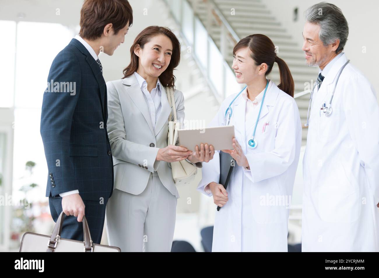 Aged female doctor having hi-res stock photography and images - Alamy