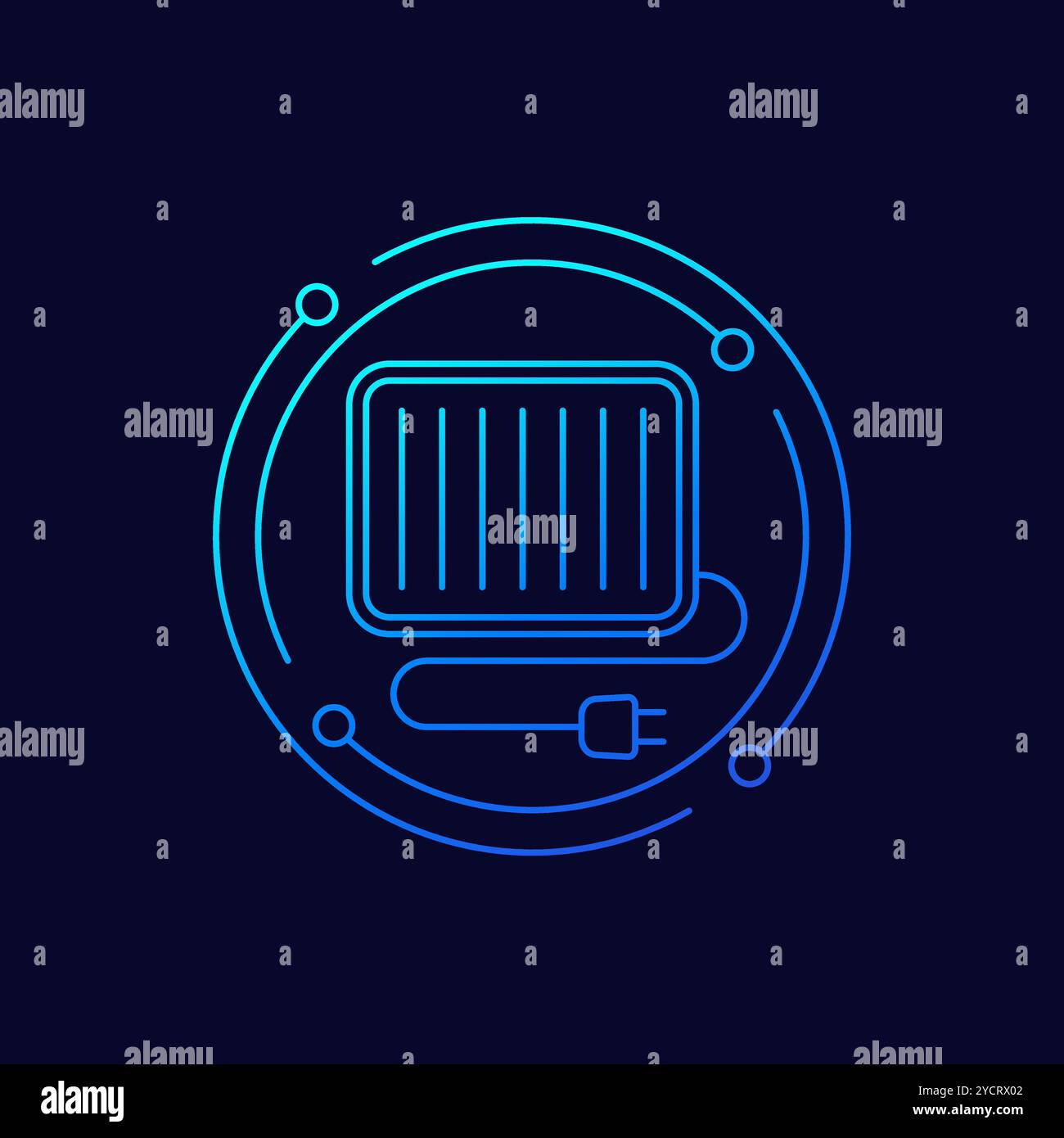 Electric grill in food Stock Vector Images - Alamy