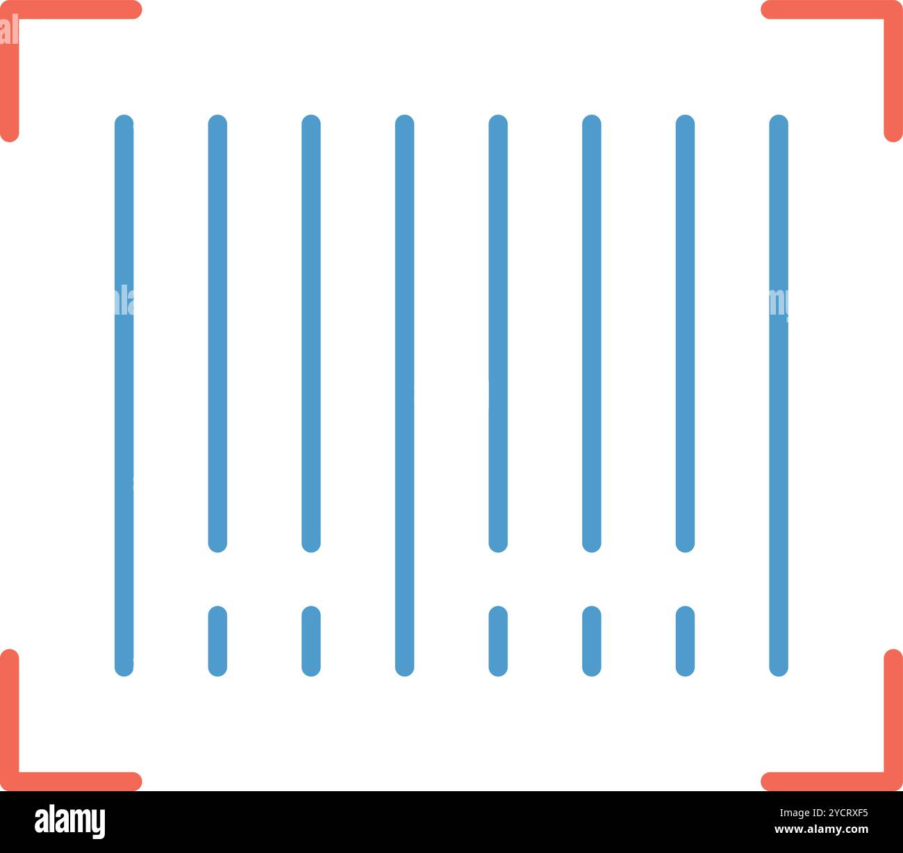Barcode icon vector image. Suitable for mobile application web application and print media. Stock Vector