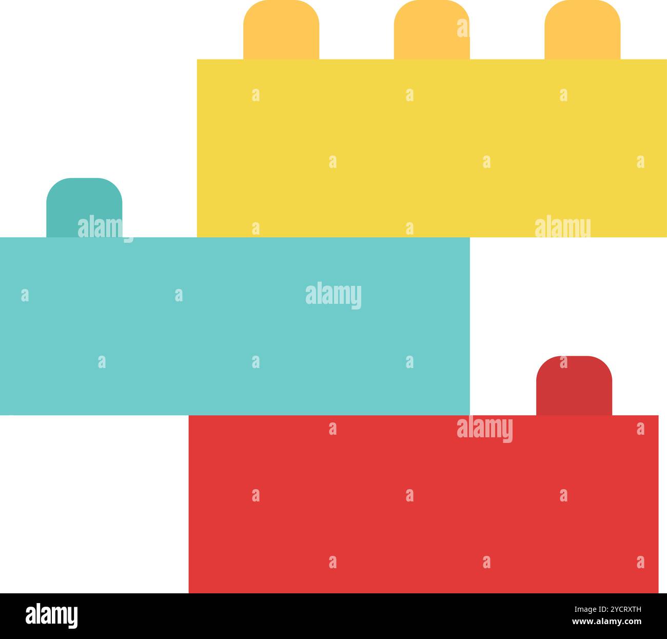 Blocks icon vector image. Suitable for mobile application web application and print media. Stock Vector