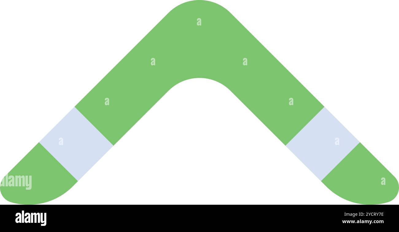 Boomerang icon vector image. Suitable for mobile application web application and print media. Stock Vector