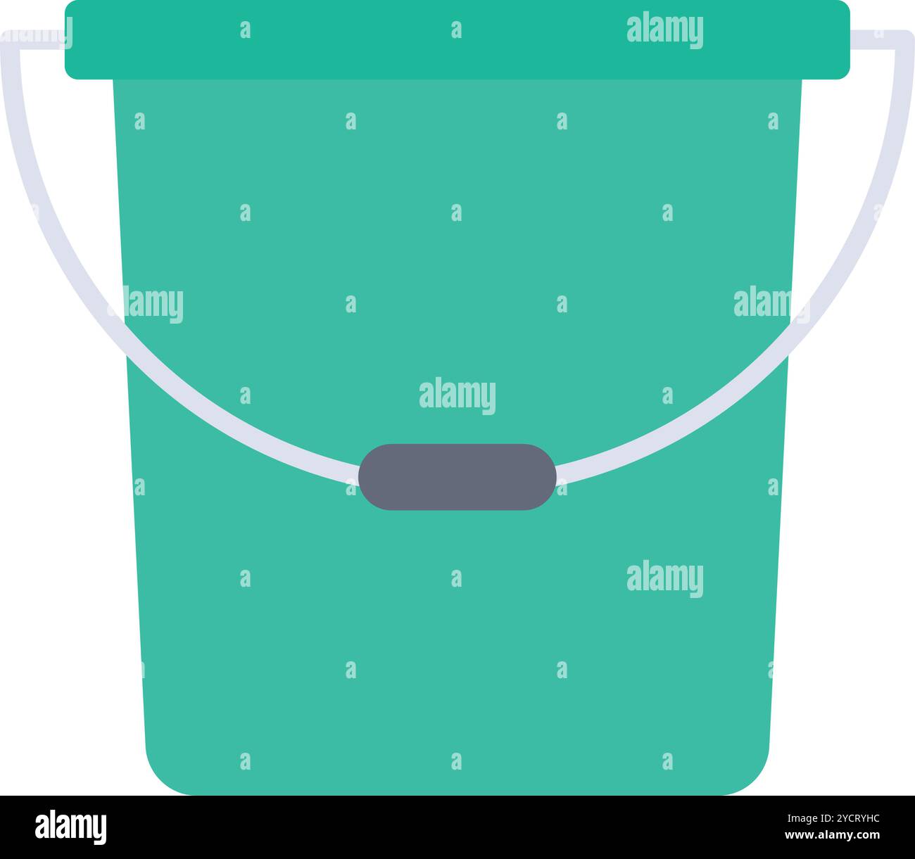 Bucket icon vector image. Suitable for mobile application web application and print media. Stock Vector